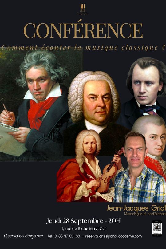 Ecouter la musique classique, cela s'apprend ! Evènement Weclap